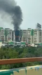 गाजियाबाद: इंदिरापुरम की 'गौर ग्रीन एवेन्यू' सोसायटी में भीषण आग, दमकल की कई गाड़ियाँ मौके पर तैनात
