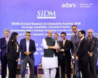 अदाणी डिफेंस को SIDM चैंपियन अवॉर्ड 2026, रक्षा मंत्री राजनाथ सिंह ने किया सम्मानित