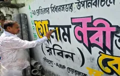 रेजीनगर उपचुनाव: घोषणा से पहले हुमायूं कबीर ने बेटे के लिए शुरू किया दीवार प्रचार, जीत का दावा