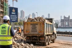 मुंबई में मलबा निस्तारण पर BMC सख्त: VTMS उल्लंघन पर ₹25,000 जुर्माना, 26 वार्डों में तत्काल निरीक्षण