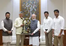 चंद्रबाबू नायडू ने प्रधानमंत्री मोदी से की मुलाकात, जीएसटी कार्यक्रम और साझेदारी शिखर सम्मेलन के लिए आमंत्रित किया