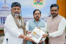 कर्नाटक सूखा: CM शिवकुमार ने केंद्रीय दल को दी ₹50,000–60,000 करोड़ नुकसान की जानकारी