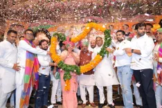 राज्यसभा सांसद अलका गुर्जर का भव्य सम्मान, दिल्ली भाजपा अध्यक्ष हर्ष मल्होत्रा और सांसद बिधूड़ी हुए शामिल