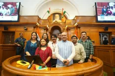 दिल्ली विधानसभा अध्यक्ष विजेंद्र गुप्ता ने 6 राज्यों के 170 छात्रों से की लोकतंत्र पर संवाद