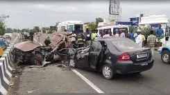 मदुरै के मेलूर में भीषण सड़क हादसा: 3 साल की प्राणिका समेत पाँच की मौत, दो घायल