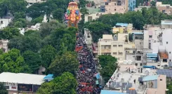 हैदराबाद गणेश विसर्जन 2026: 30,000 पुलिसकर्मी तैनात, 69 फीट खैरताबाद गणेश की शोभायात्रा शुरू