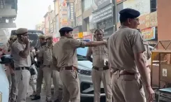 ईद के मौके पर उत्तम नगर में सुरक्षा का कड़ा इंतजाम, पुलिस की तैनाती
