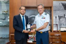 ग्रीस में भारतीय राजदूत रवि शंकर की अहम बैठकें — वायु सेना सहयोग, रोजगार और पर्यटन पर चर्चा