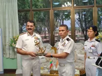 एडमिरल दिनेश त्रिपाठी का म्यांमार दौरा: नौसेना सहयोग, समुद्री सुरक्षा और 'महासागर' विजन पर हुई अहम चर्चा