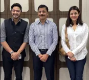 काजल अग्रवाल ने IAS तुकाराम मुंडे से की मुलाकात, बोलीं — 'भारत को आप जैसे और लोग चाहिए'