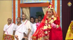 महाअष्टमी पर बेलूर मठ में कुमारी पूजा: हजारों श्रद्धालु उमड़े, अनुशासित आयोजन की सराहना