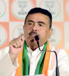 सुवेंदु अधिकारी ने ममता बनर्जी पर लगाया आदिवासी विरोध का आरोप