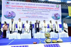 38वीं राष्ट्रीय योगासन चैंपियनशिप इंफाल में शुरू, मणिपुर सीएम ने खिलाड़ियों को ओलंपिक का सपना दिखाया