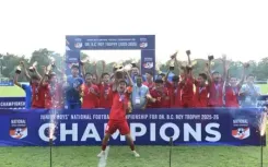 मणिपुर ने पश्चिम बंगाल को हराकर तीसरी बार डॉ. बी.सी. रॉय ट्रॉफी जीती