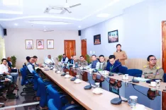 मणिपुर के गृह मंत्री कोंथौजम गोविंददास सिंह ने भारत-म्यांमार सीमा पर बाड़ कार्य की समीक्षा की, सुरक्षा तेज करने के निर्देश