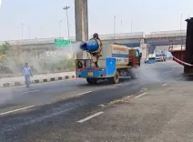 दिल्ली-एनसीआर वायु प्रदूषण: एनएचएआई ने तैनात किए 60 स्प्रिंकलर, 14 एंटी-स्मॉग गन और 900 से अधिक कर्मी