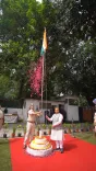 स्वतंत्रता दिवस पर दिल्ली विधानसभा अध्यक्ष विजेंद्र गुप्ता ने फहराया तिरंगा, लोकतांत्रिक मूल्यों का लिया संकल्प
