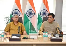 मत्स्य निर्यात रिकॉर्ड ₹72,325 करोड़ पर: पीयूष गोयल और ललन सिंह ने बढ़ावे के उपायों पर की बैठक