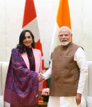 PM मोदी से मिलीं कनाडा की विदेश मंत्री अनीता आनंद, व्यापार-सुरक्षा-ऊर्जा पर रणनीतिक साझेदारी मजबूत करने पर सहमति
