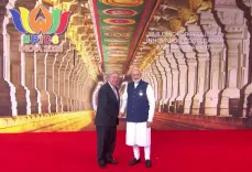 ब्रिक्स शिखर सम्मेलन 2026: भारत मंडपम में PM मोदी ने दूसरे दिन वैश्विक नेताओं का किया स्वागत
