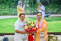 राजस्थान के मुख्यमंत्री ने जल परियोजनाओं पर केंद्रीय मंत्री सीआर पाटिल से की चर्चा