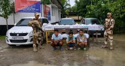 मणिपुर में 7 उग्रवादी गिरफ्तार: KCP, PLA और KYKL के सदस्य, भारी हथियार जब्त