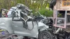 हैदराबाद ओआरआर हादसा: ट्रक से टकराई कार में एक परिवार के 6 की मौत, 2 बच्चे भी शामिल