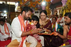 तेलंगाना के मुख्यमंत्री ने बसारा मंदिर के विशाल जीर्णोद्धार कार्य का शुभारंभ किया