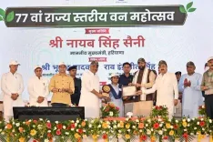 हरियाणा के 77वें वन महोत्सव में भूपेंद्र यादव ने अरावली संरक्षण और प्रदूषण नियंत्रण प्रयासों को सराहा