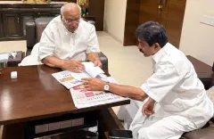 क्या केसी वेणुगोपाल ने कांग्रेस अध्यक्ष खड़गे से मुलाकात की और उनकी स्वास्थ्य की कामना की?