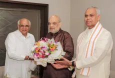 Did HM Amit Shah Celebrate His 62nd Birthday and Gujarati New Year in Ahmedabad?