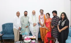 Amit Shah meets 'Hanuman Ansh' cast, congratulates team on box-office success