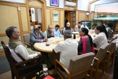 HP CM Office Chairs High-Level Health Dept Meet in Shimla