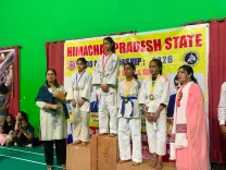 HP CM Office Hails Pranjal's State Judo Gold from Nadaun