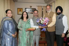 HP CM Office Meets New Atal Medical University VC Dr. D.K. Verma