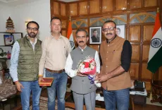 HP CM Office Welcomes New SDMA Vice-Chairman Deepak Rathour