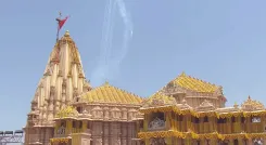 IAF Suryakiran aerobatics over Somnath Temple mark 75 years of reconstruction