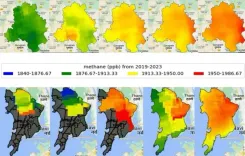 Are Carbon Dioxide and Methane Levels Increasing in Delhi and Mumbai?