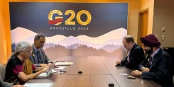 Sitharaman at G20 Asheville: India pushes EU FTA, World Bank deals