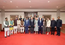 India-Russia parliamentary ties: Radhakrishnan meets Volodin at BRICS Forum 2026