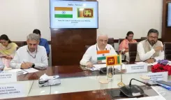 What was discussed at the 1st joint working group meeting on agriculture between India and Sri Lanka?