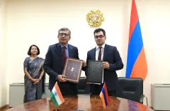India-Armenia defence MoU signed in Yerevan on joint R&D, production