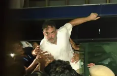 Rahul, Priyanka Gandhi detained near ECI office after 9-hour INDIA bloc sit-in