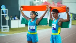 How Did India Excel at the South Asian Athletics Championships with 18 Medals on Day 2?