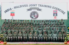 India-Maldives joint military exercise EKUVERIN underway in Kerala 