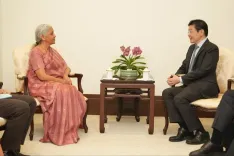 Sitharaman, Singapore PM Wong discuss stronger India-Singapore economic ties
