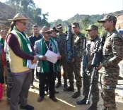 What advanced weapons and operational capabilities is the Indian Army showcasing in the Northeastern border states?