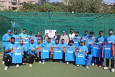 What is India’s new jersey for the T20 series against Dubai?