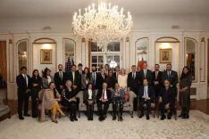 Did Indian envoy host a farewell for US Ambassador Sergio Gor?