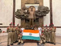 Indian NCC delegation visits Ho Chi Minh Mausoleum, Presidential Palace in Hanoi